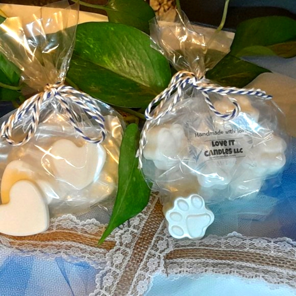Soy Wax Melts signature & other scent Heart Shape bundle pick 3 great for gifts